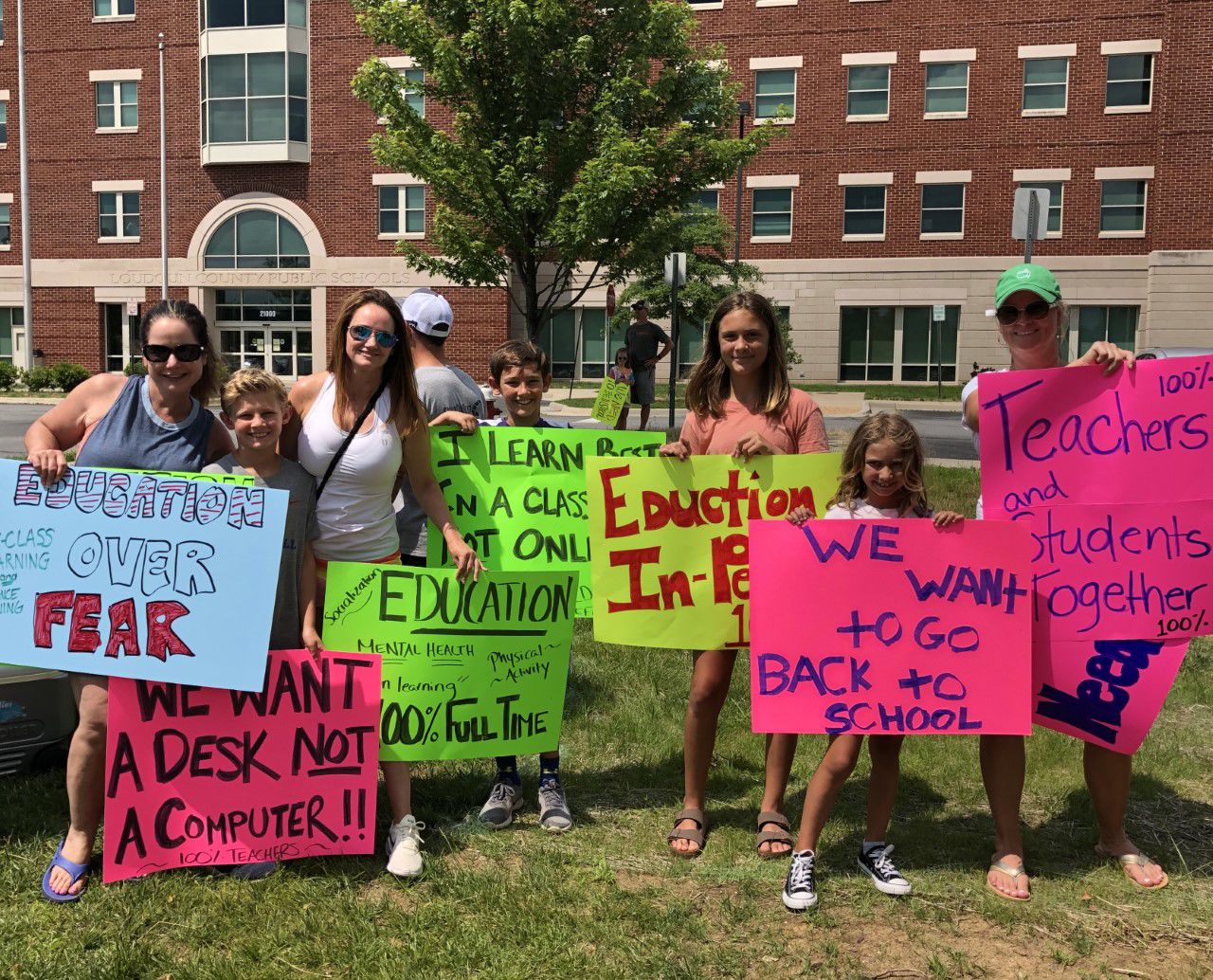 Parents, students and teachers react to reopening plans for Loudoun County Public Schools